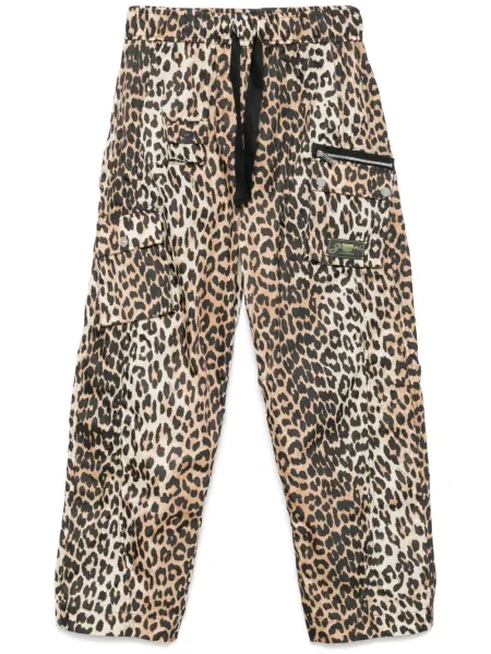 Pantaloni cargo Ganni maro