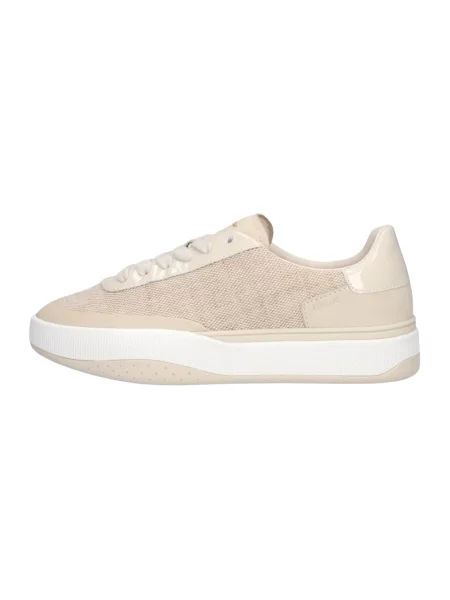 Sneakersy Geox skórzane beżowe