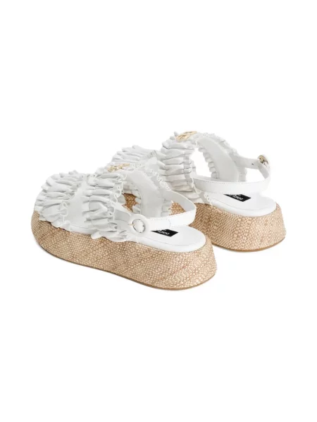 Sandały dziecięce Dolce And Gabbana białe