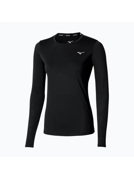 Tricou cu mânecă lungă Mizuno alergare negru