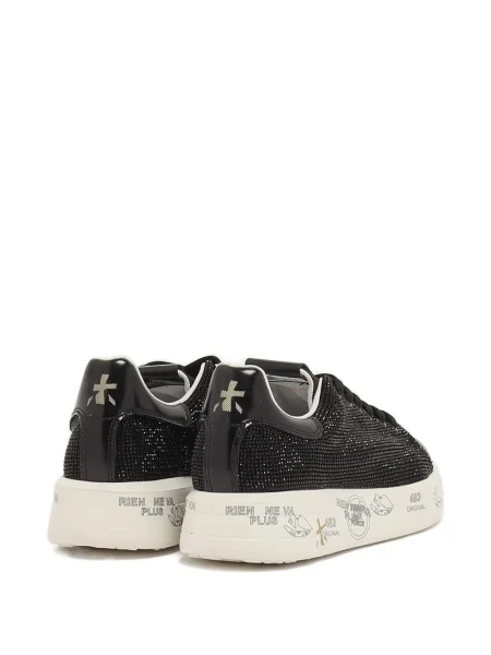 Sneakerși Premiata de cristal negru