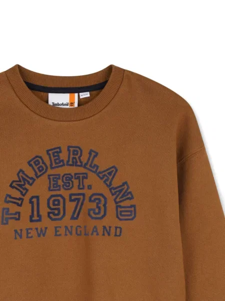 Sweter dziecięcy Timberland brązowy