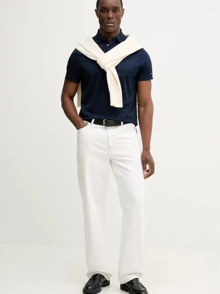 Polo majica Tommy Hilfiger modra