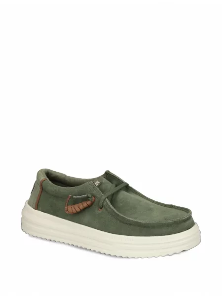 Pantofi loafer Hey Dude verde