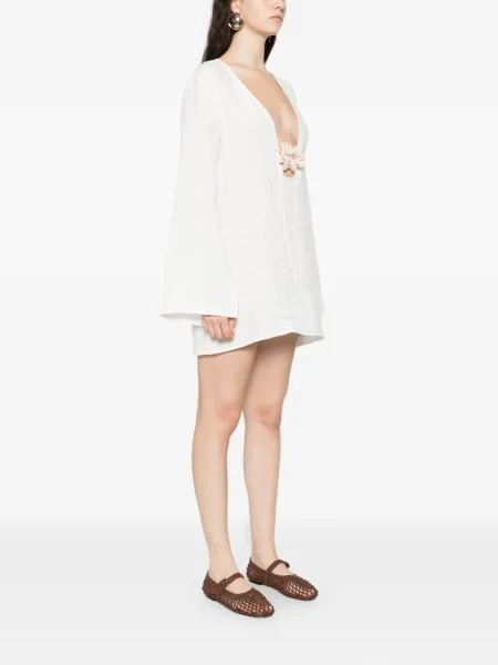 Rochie mini Occleus de costum alb
