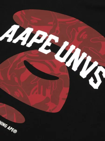 Tricou Aape By A Bathing Ape cu imagine negru