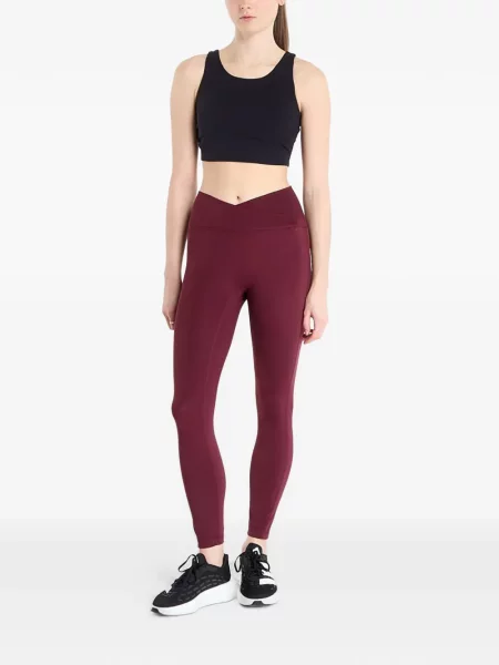 Leggings Adidas cu dungi roșu