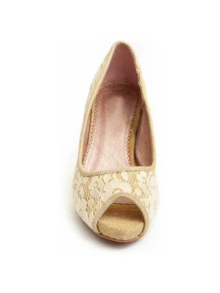 Pantofi Montevita auriu
