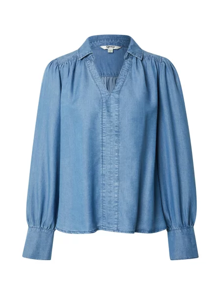 ONLY Bluză ONLCHARIS denim albastru