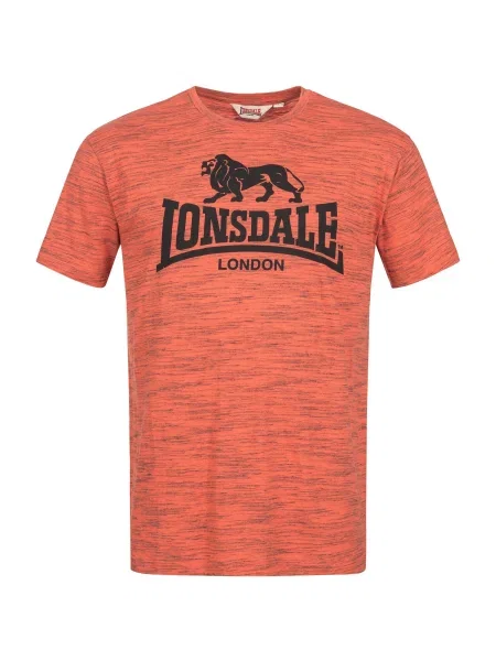 LONSDALE Tricou Gargave portocaliu negru