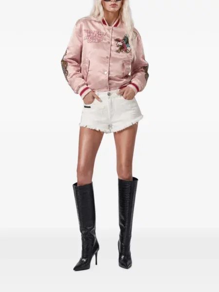 Pantaloni Philipp Plein alb
