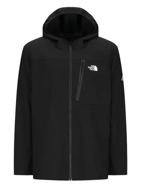Geacă The North Face cu glugă softshell negru