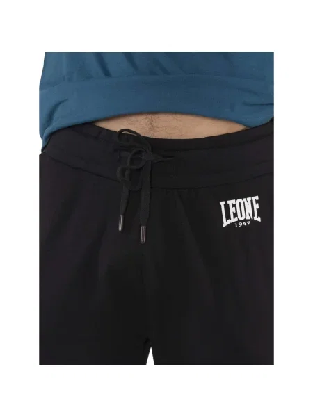 Pantaloni cargo Leone 1947 cu autograf negru