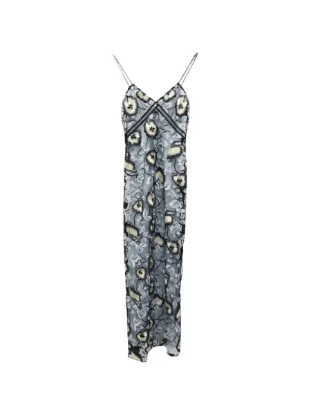 Rochie Self-portrait cu broderie de costum albastru
