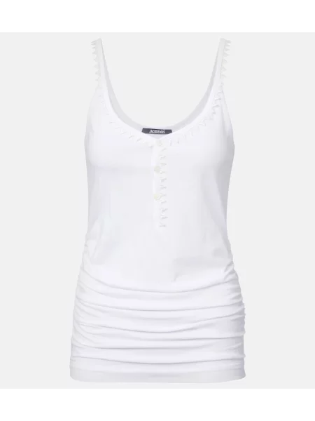 Top Jacquemus alb