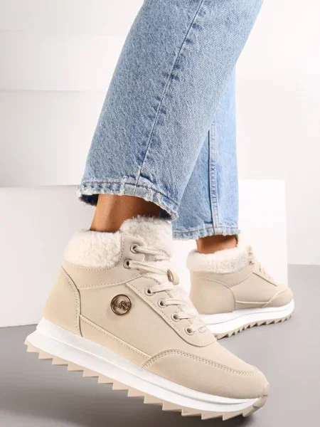 Sneakerși Inny bej