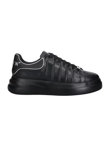 Sneakersy Philipp Plein skórzane czarne