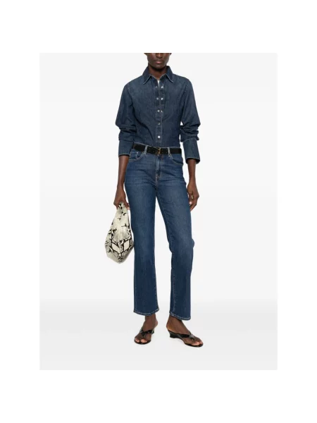 Jeansy Ag Jeans niebieskie