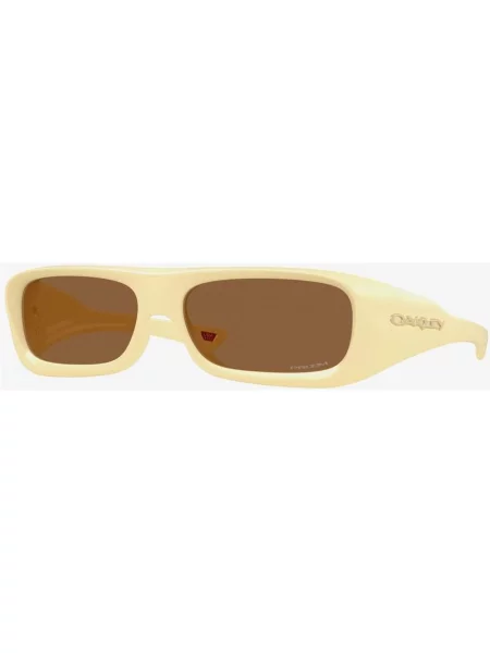 Okulary Oakley Permian Matte Yellow Milkshake Prizm Bronze białe
