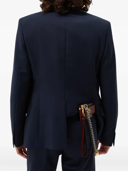 Marynarka Versace wełniana niebieska