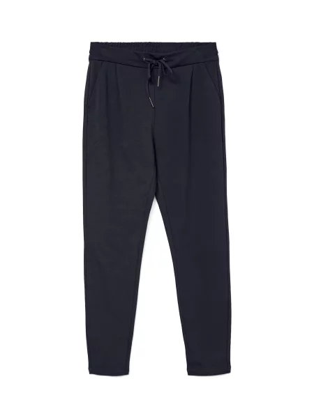 VERO MODA Kalhoty se sklady v pase Eva noční modrá