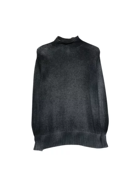 Sweter z golfem Avant Toi niebieski