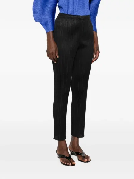 Pantaloni Pleats Please Issey Miyake negru