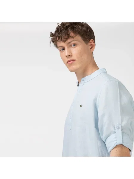 Lacoste сорочка чоловіча блакитна