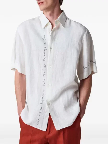 Cămașă Paul Smith cu broderie de in