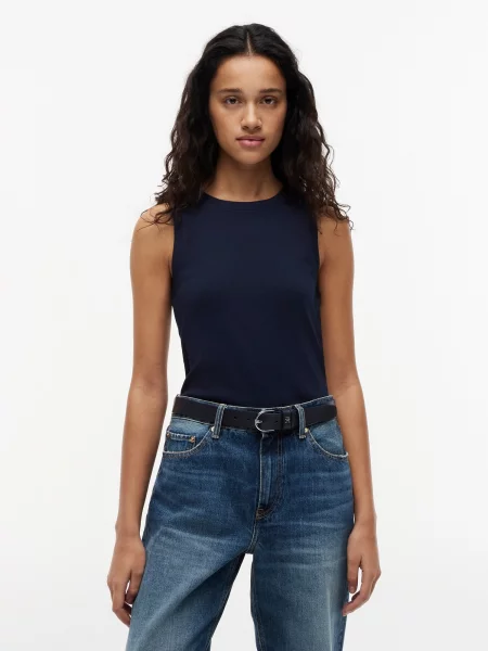 TOMMY HILFIGER Top bleumarin albastru