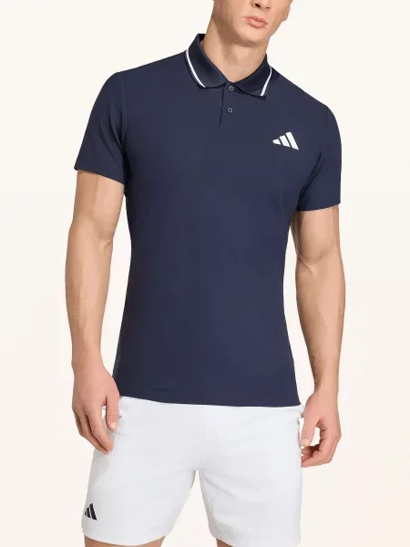 Adidas Funkční Polokošile Tennis Climacool Freelift Pro tmavě modrá bílá