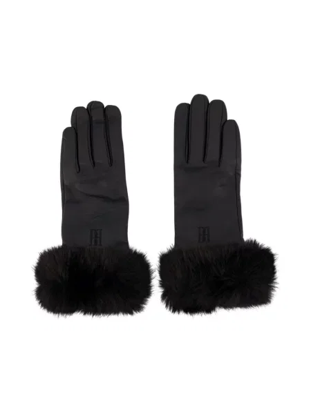 Rękawiczki By Malene Birger skórzane czarne