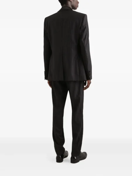 Pantaloni Dolce & Gabbana cu dungi negru