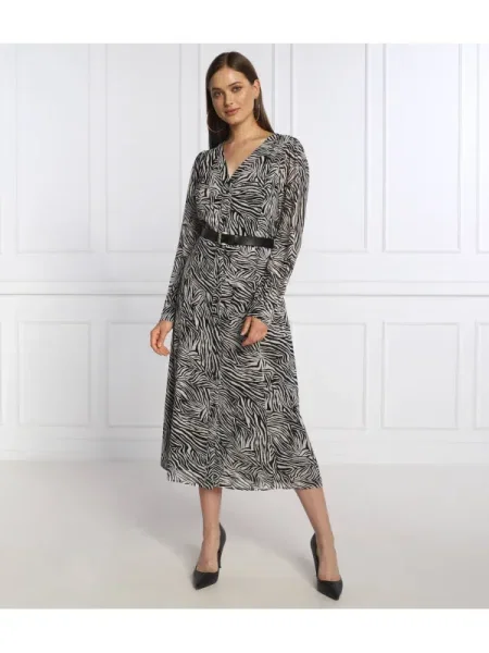 Michael Kors rochie z paskiem negru