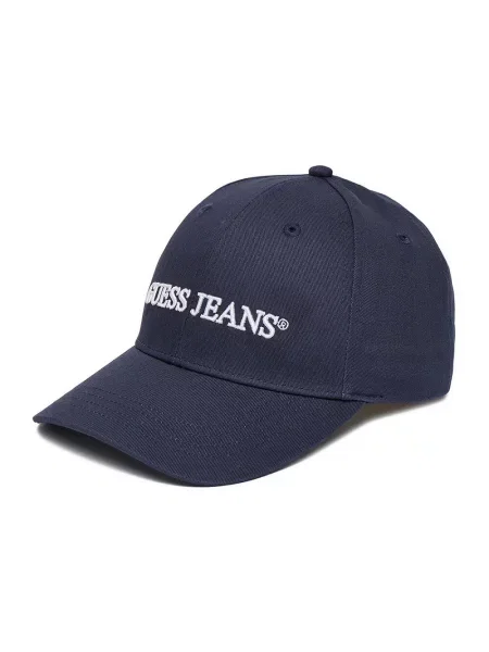 Czapka z daszkiem Guess Jeans granatowa