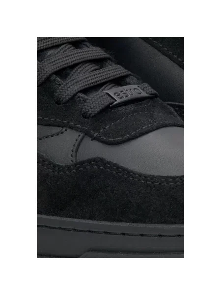 Кожаные кеды Estro черные