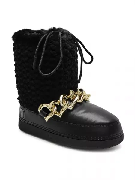Love Moschino Căptușite bocanci negru