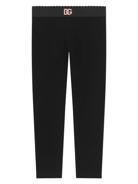 Legginsy dziecięce Dolce And Gabbana czarne