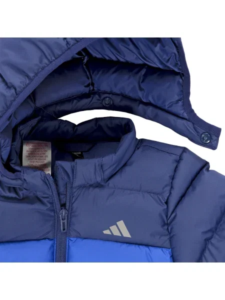 Páperová bunda Adidas modrá