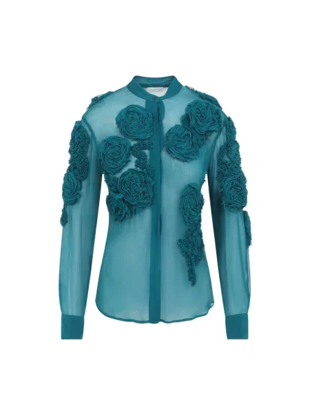 Koszula Dries Van Noten zielona