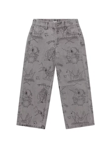 Jeansy dziecięce Stella Mccartney szare