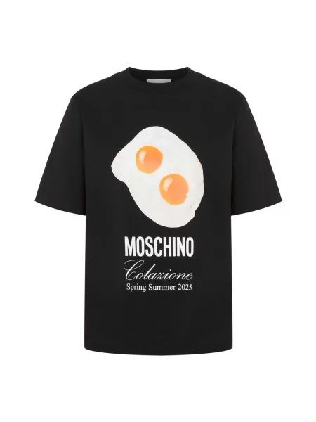 Koszulka polo Moschino czarna