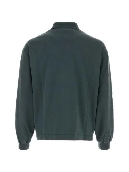 Lung tricou polo Prada cu autograf verde