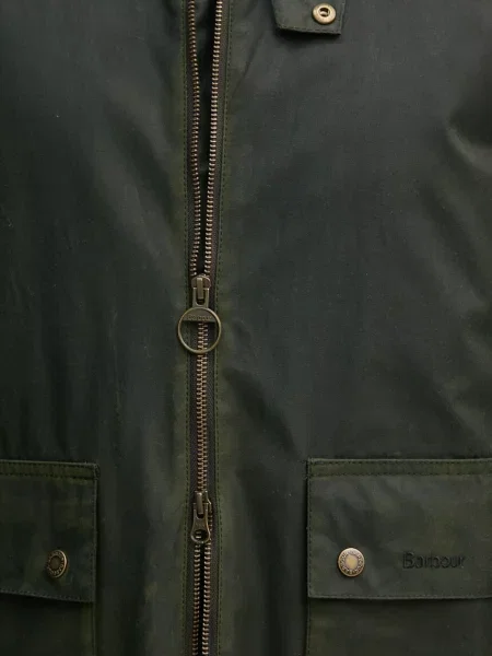Barbour Мъжко яке от промазана материя BEDALE зелено