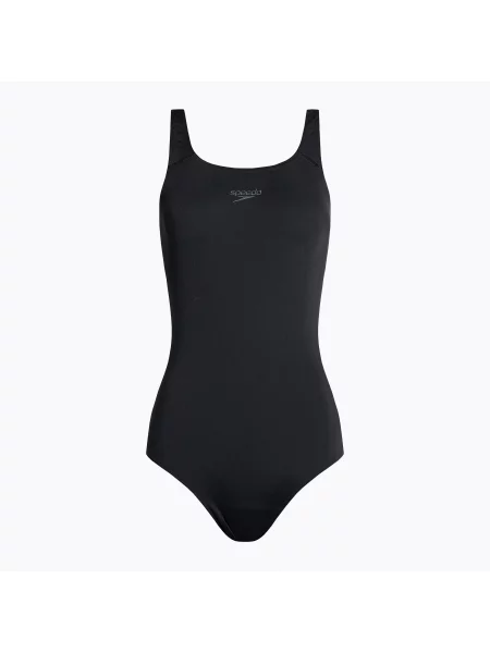 Speedo Eco Endurance+ Medalist дамски бански от една част черен