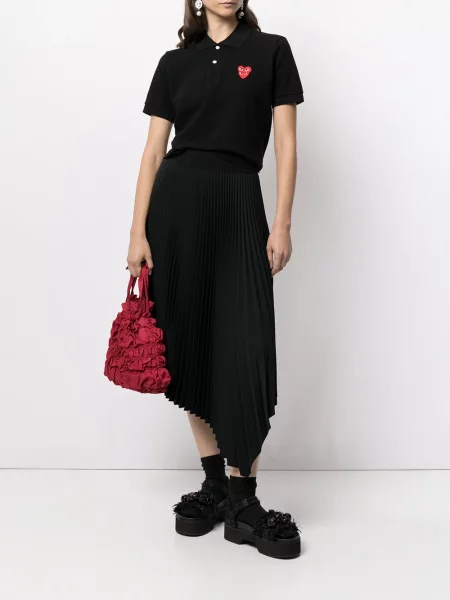 Polo marškinėliai Comme Des Garçons Play juoda