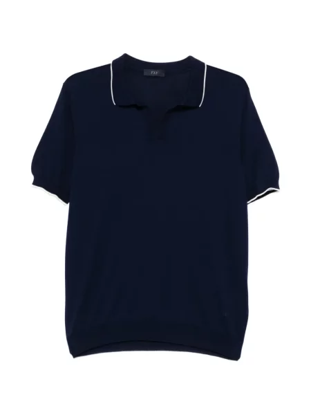 Polo marškinėliai Fay mėlyna