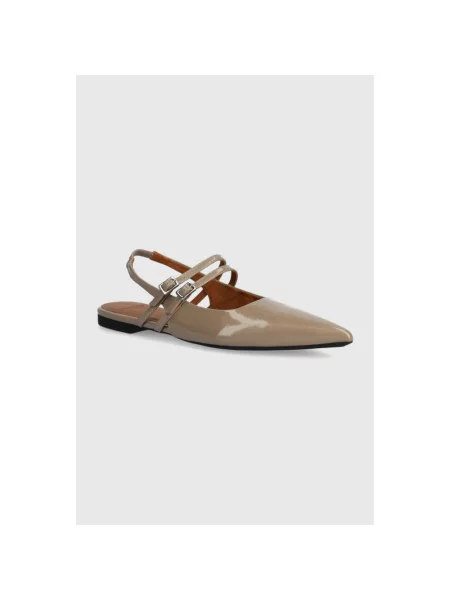 Balerinki Vagabond Shoemakers skórzane beżowe