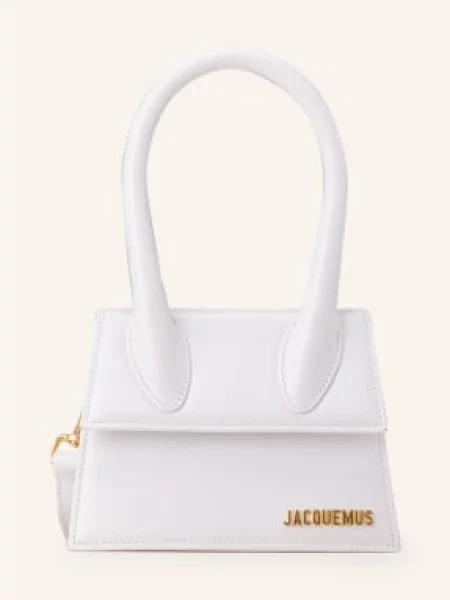 Jacquemus Torebka Le Chiquito Moyen weiss biała