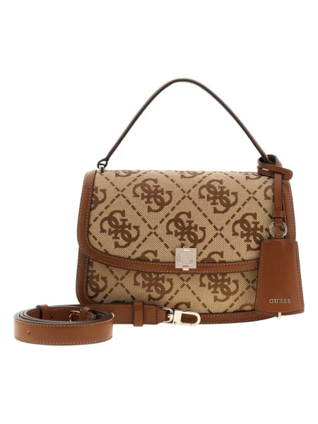 Rucsac Guess cu autograf maro